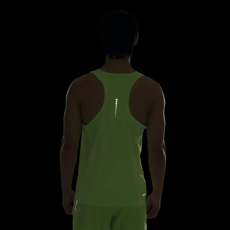Adidas Tank Top Unisex Pulse Lime Green/Dark Silver Gray-4