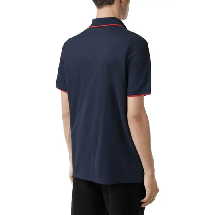 Burberry Polo Shirt Men's Marine Blue-3