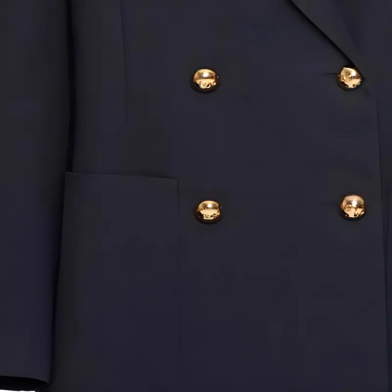 Valentino VLogo Signature Double-Breasted Blazer-4