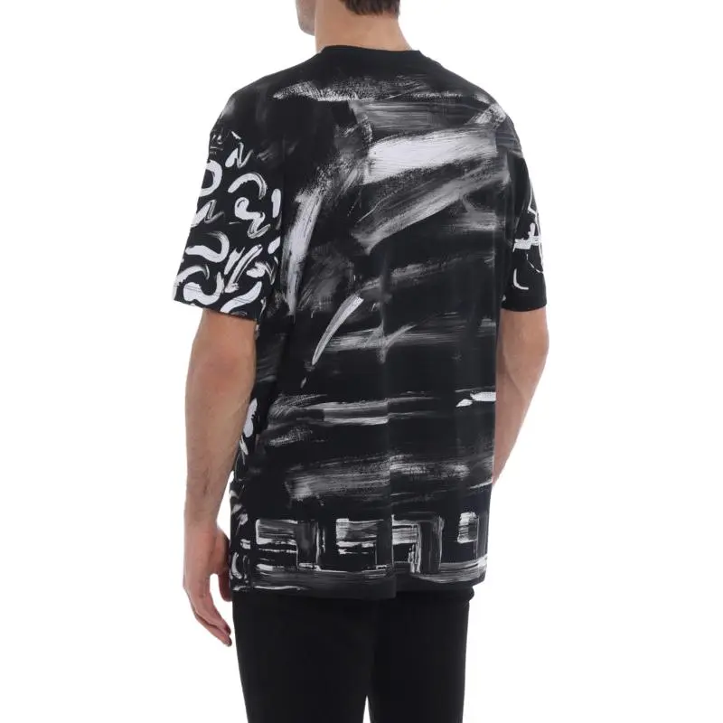 VERSACE T Shirts Men Black-3