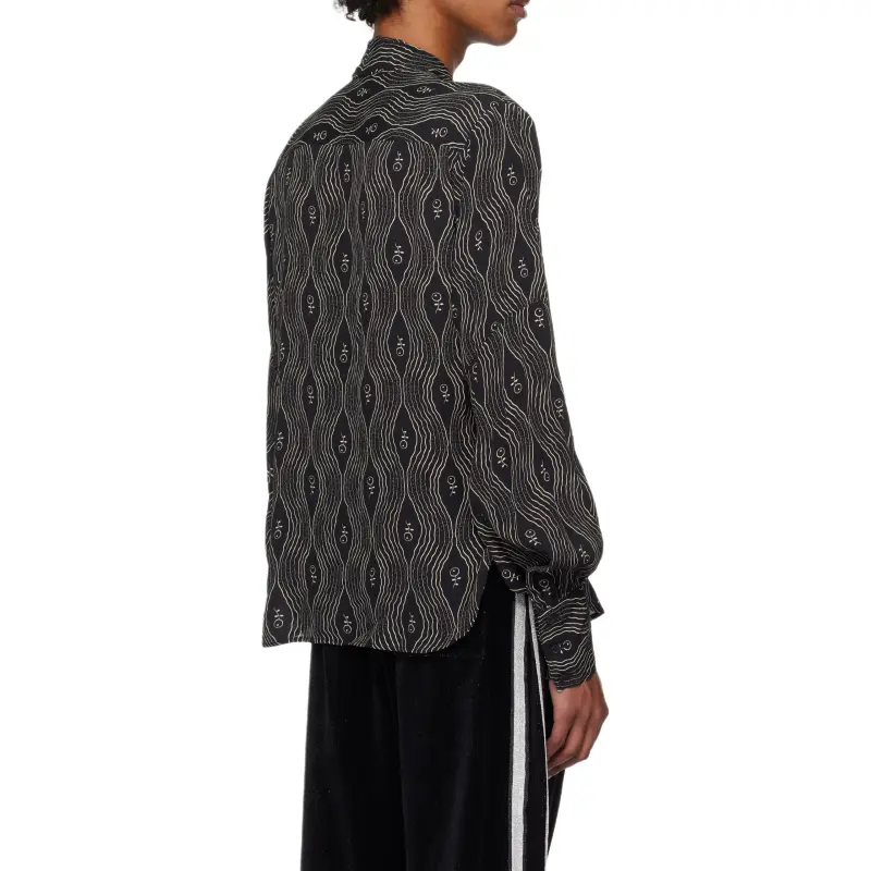 ANNA SUI Shirts Men Black-1