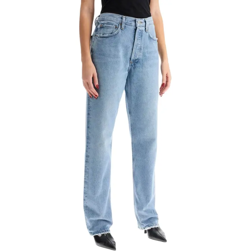 AGOLDE Kelly High Rise Straight Leg Jeans-1
