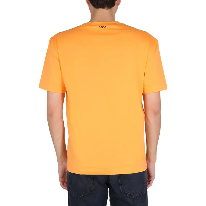 HUGO BOSS Logo Printed Relaxed Fit T Shirt-1