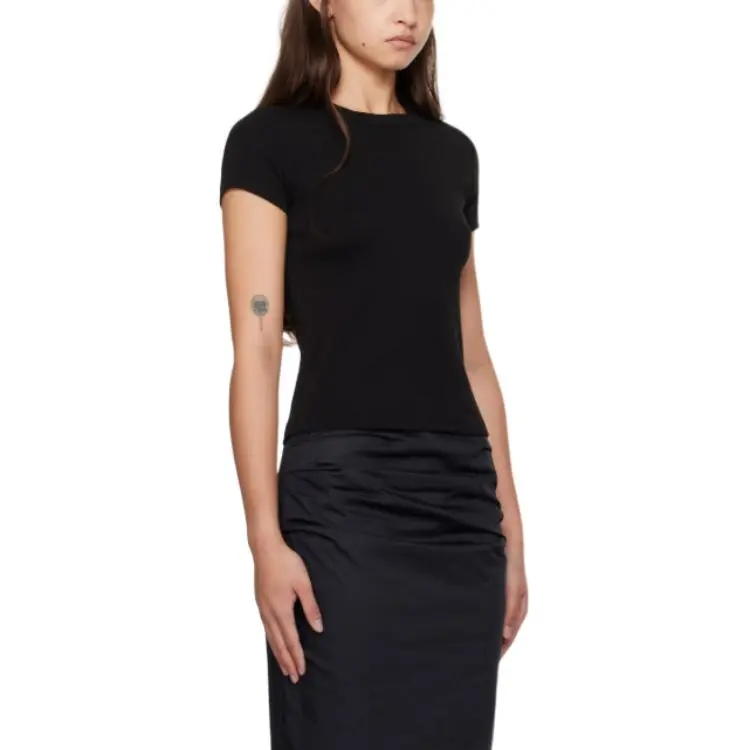 St.Agni T Shirts Women's Black-2