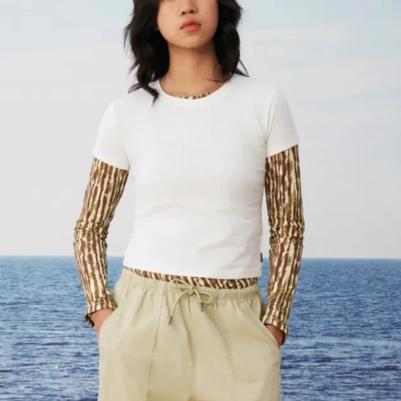Converse SS25 T Shirt Women's White-2