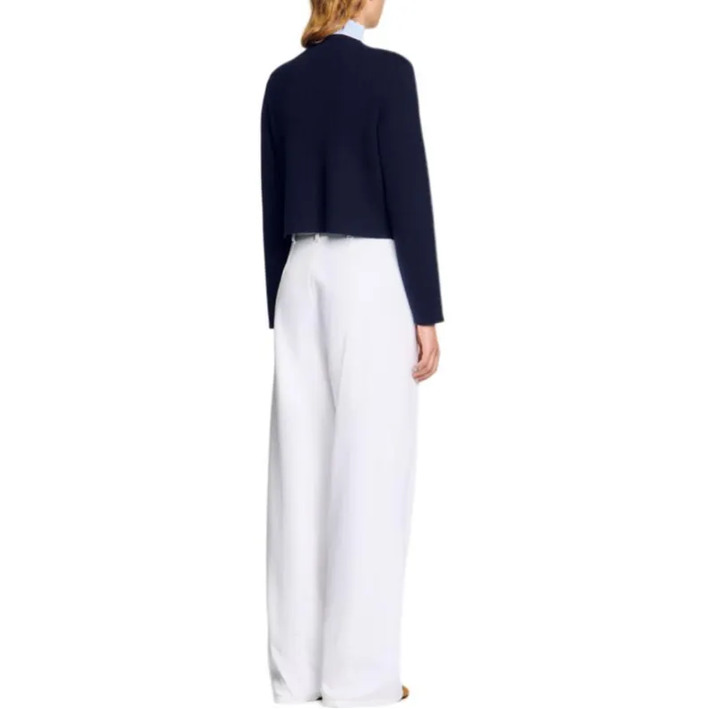 Sandro Ribbed Cardigan-3
