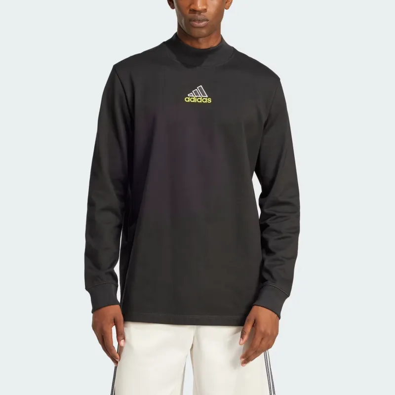 Adidas Long Sleeve Mock Neck Q1 Long Sleeve Top-1