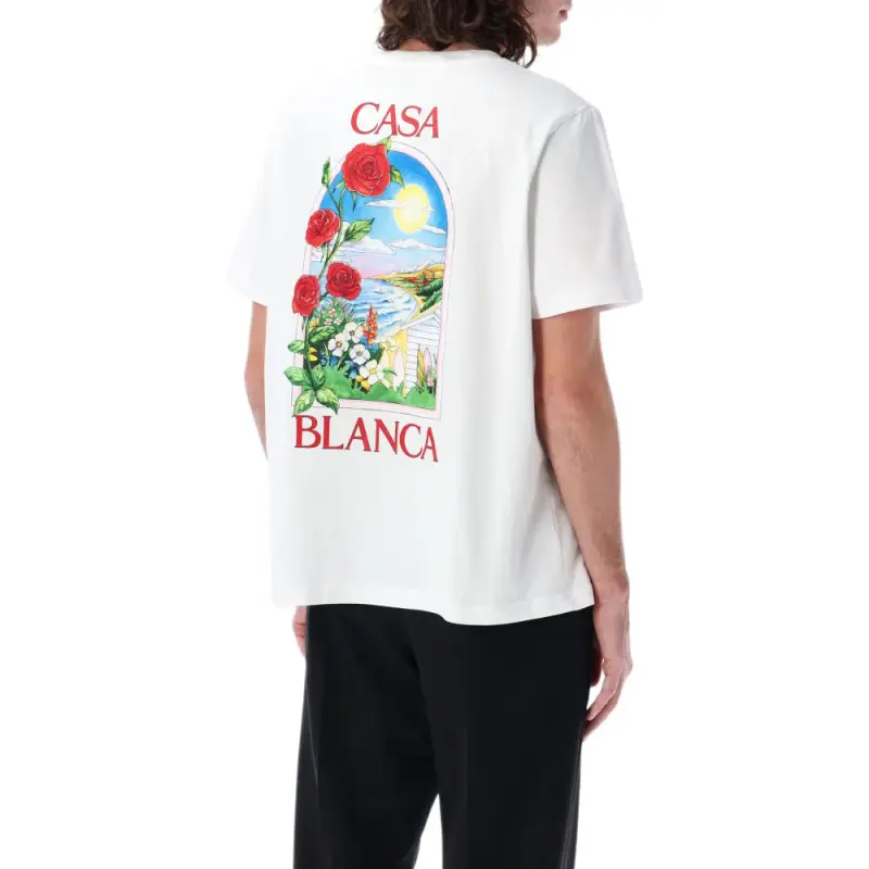 CASABLANCA La Days Printed T Shirt-3