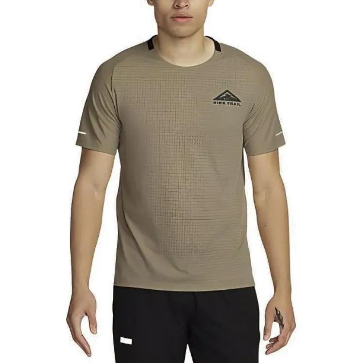 Nike T Shirts Men Khaki-2