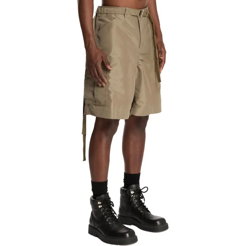 Sacai Belted Cargo Shorts-3