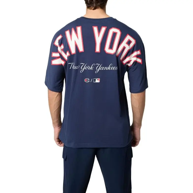 Champion T Shirt Men's Marine Blue-1