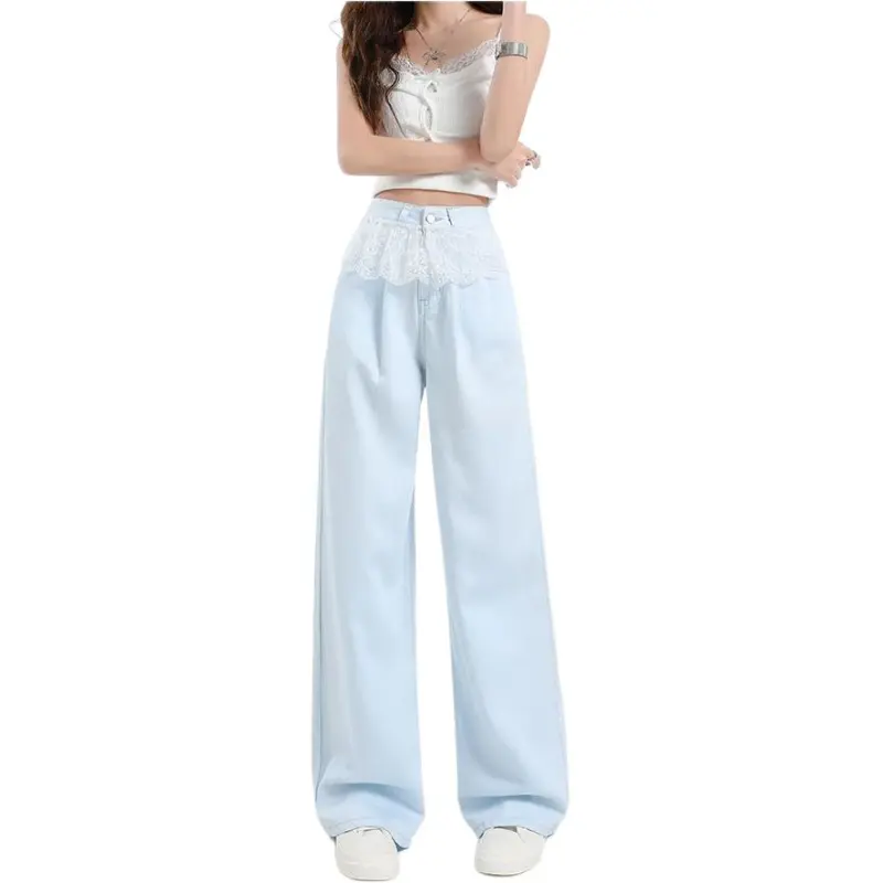 Concubine Zhu Jeans Women's Sky Blue-1