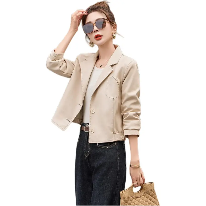 Fele.d Leather Jackets Women's-4