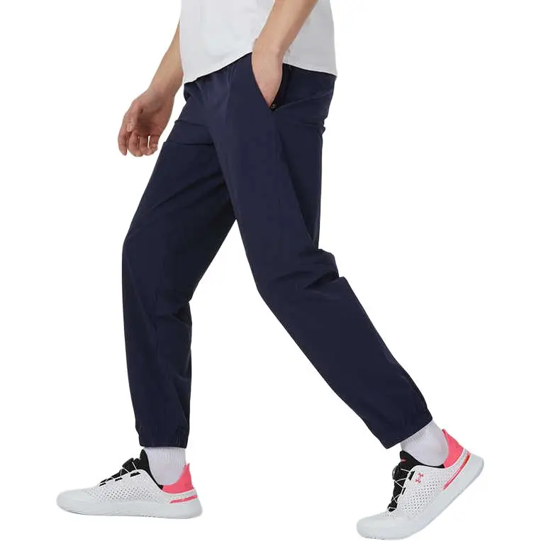 Under Armour Sports Life Collection Knitted Sports Pants Men's Navy Blue-4