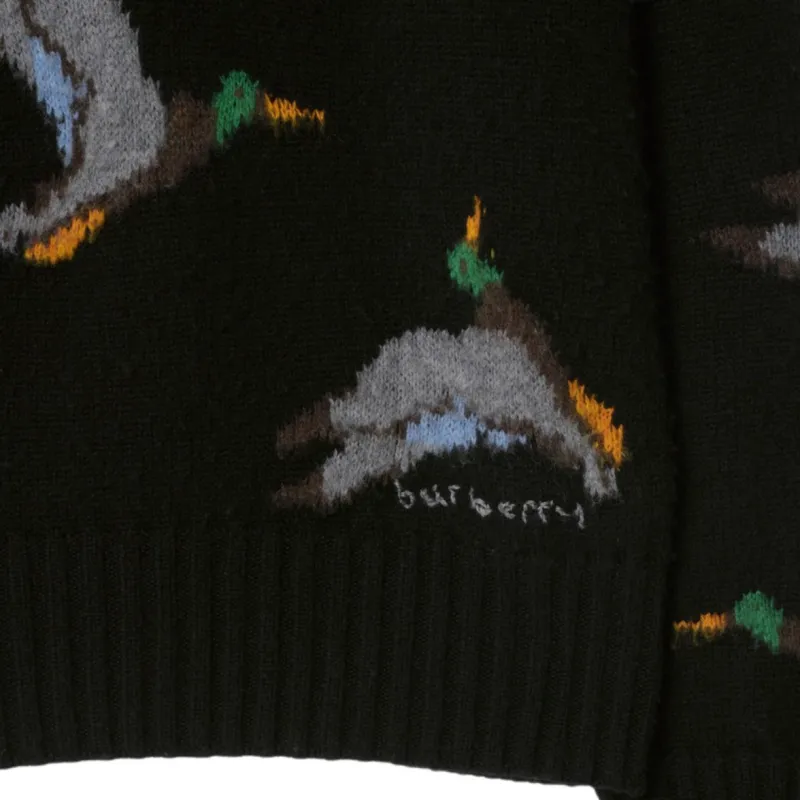 Burberry Duck Intarsia Knit Crewneck Jumper-4