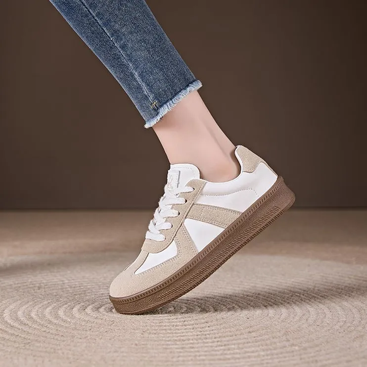 La Chapelle Anti-Slip Wear-Resistant Low-Top Skateboard Shoes Women's-8