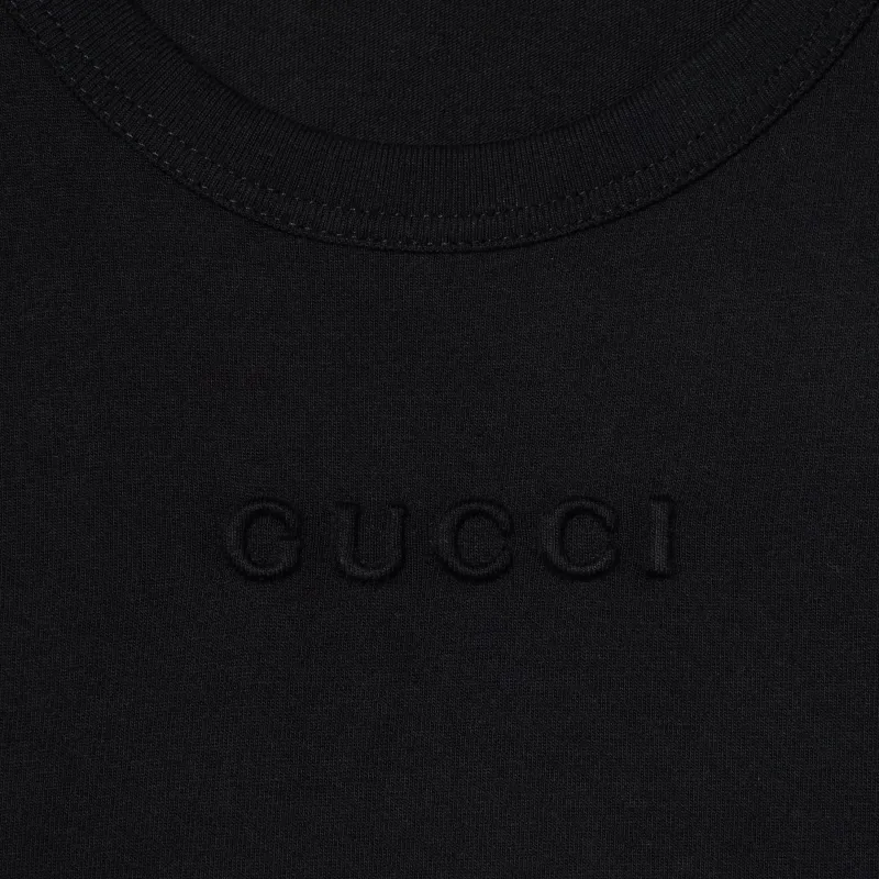 GUCCI 3d logo Cotton T shirt-6