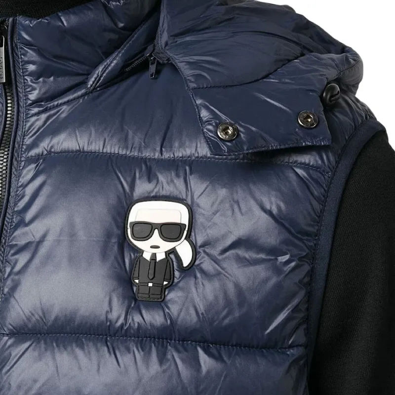 KARL LAGERFELD / Karl Lagerfeld Jeans Vests Men Blue-4