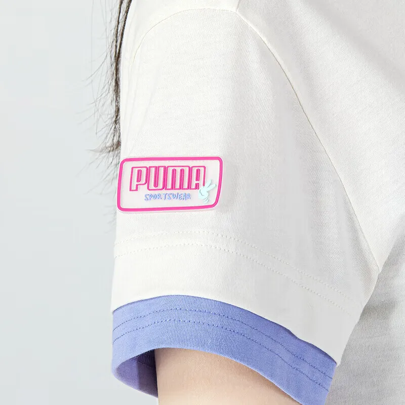 PUMA T Shirts Women's White-4