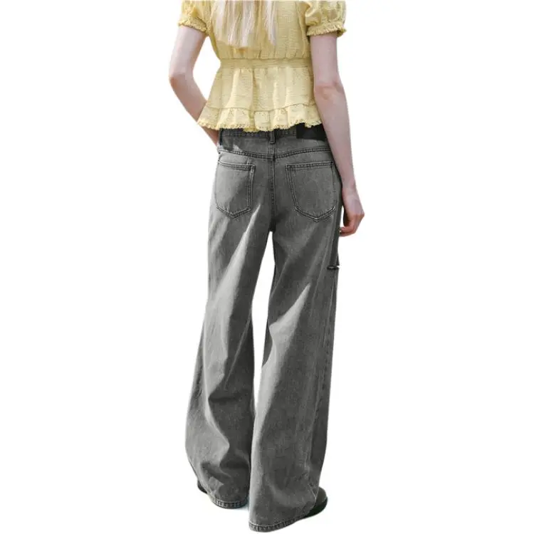 URBAN REVIVO Jeans Women's Medium Gray-1