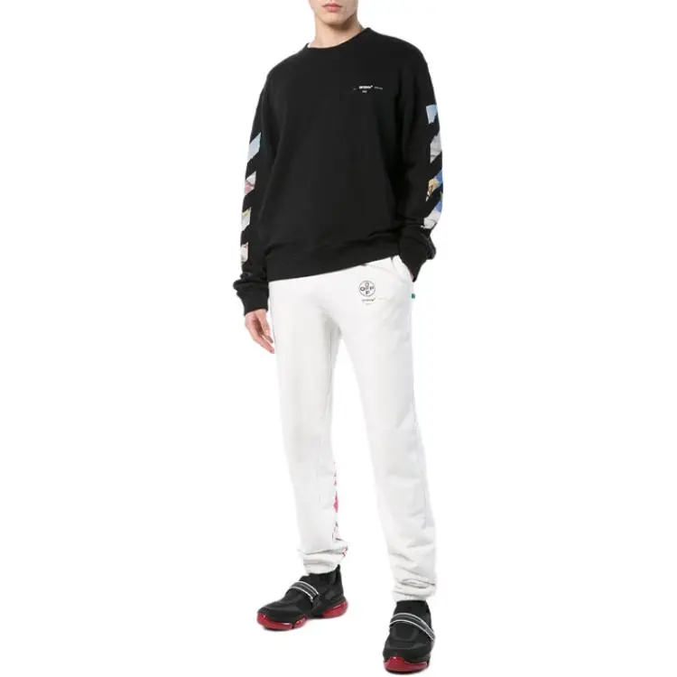 OFF WHITE Sweatshirt Regular Fit Men's Black-2