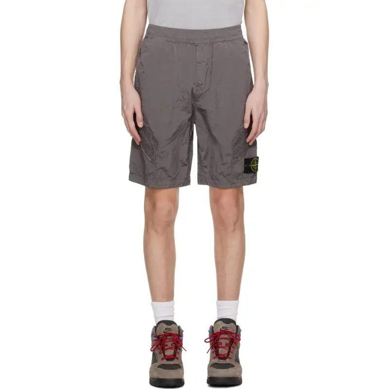 STONE ISLAND Casual Shorts Men's Gray-4