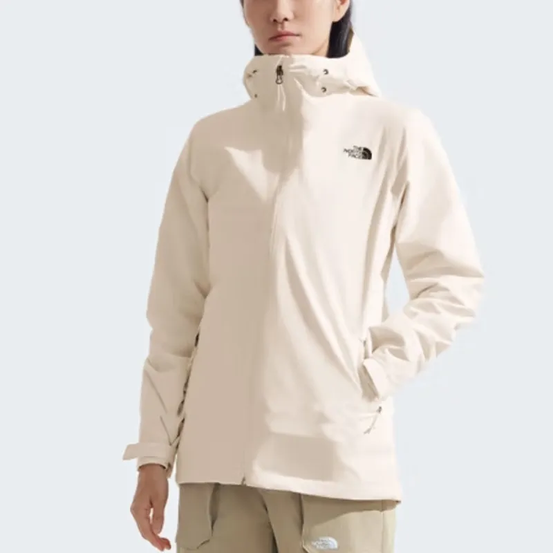 THE NORTH FACE City Outdoor Collection Waterproof And Windproof Windbreaker Jacket Unisex Dune White-2