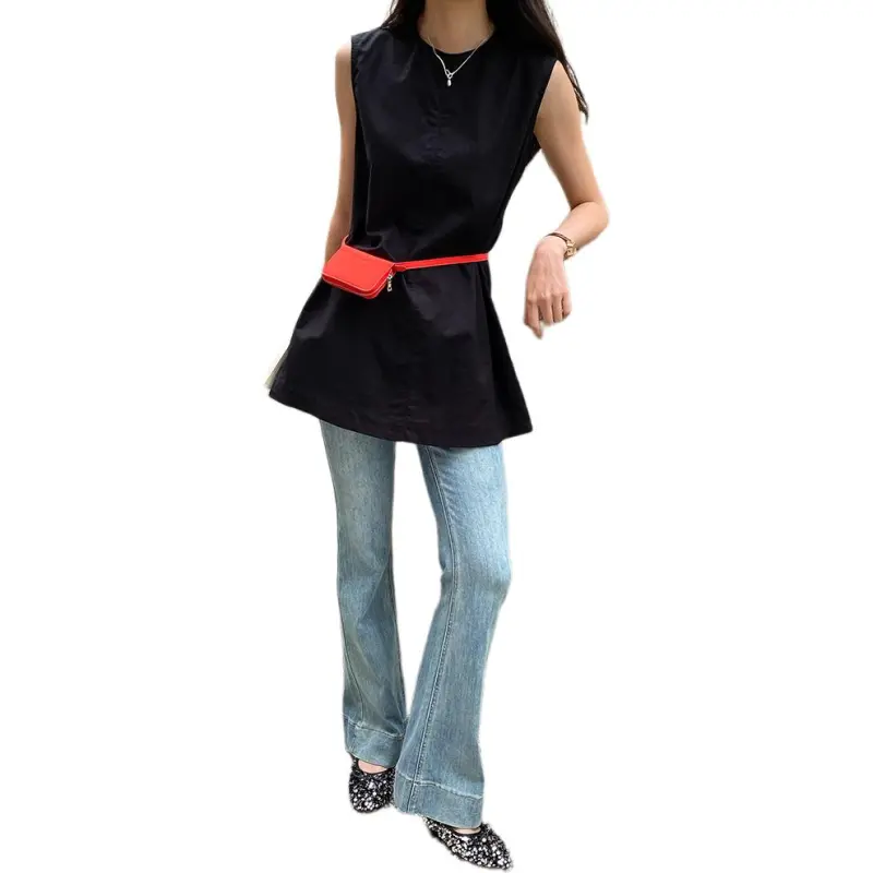 ONE SHALLOW Sleeveless Dress Women's-5