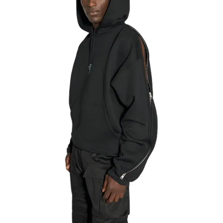 Mugler Zip details Hoodie-2