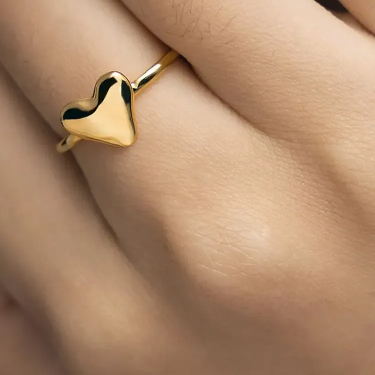 Monica Vinader Heart Stacking Ring-2