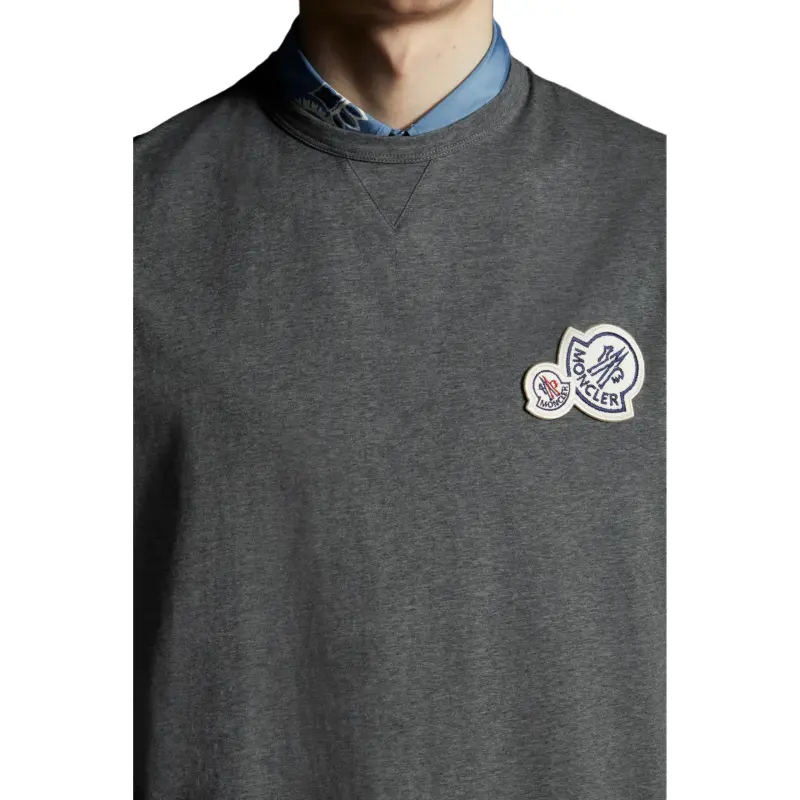 Moncler FW22 T Shirt Men's Gray-3