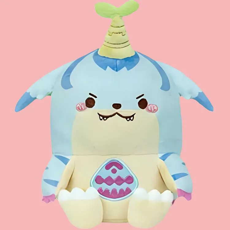 BANDAI Ichiban Digimon × Long Grass Face Dango Dolls Plush Doll 17cm Height-2