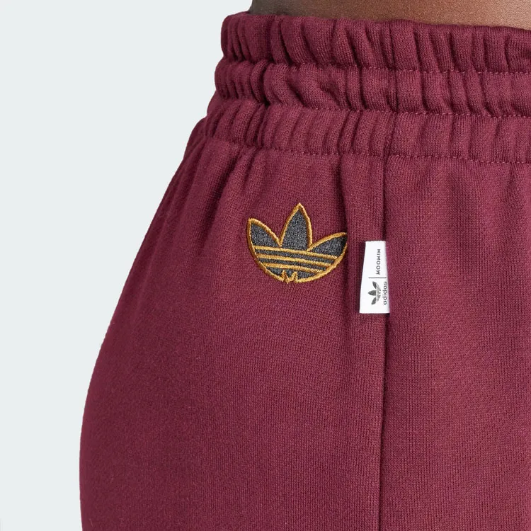 Adidas Originals Knitted Sweatpants Women's Dark Reddish Purple-5