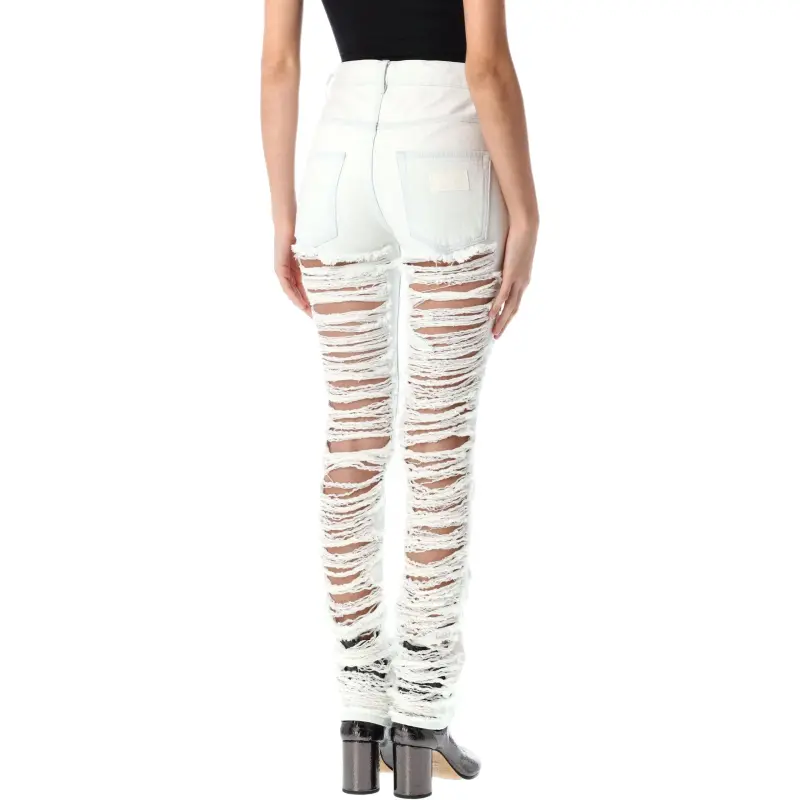 MM6 Maison Margiela Distressed Skinny Jeans-1