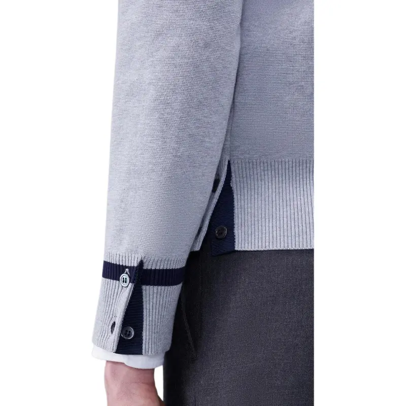 THOM BROWNE Sweaters Men Light Gray-2