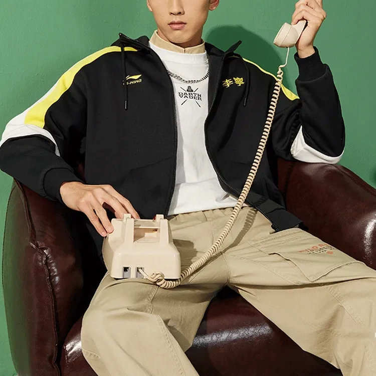 LiNing Sports Fashion Collection Sweatshirt Unisex Black-5