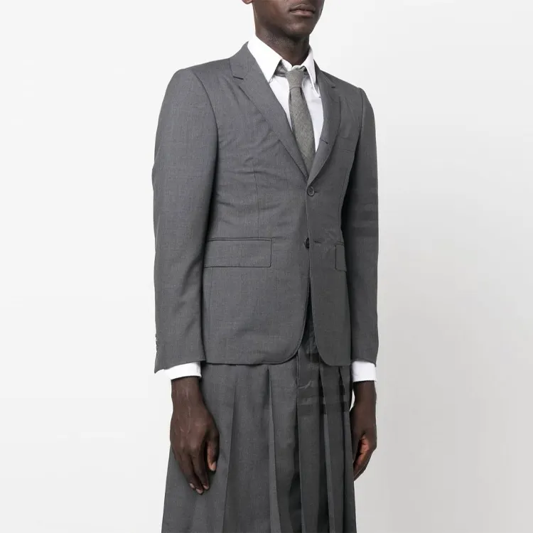 THOM BROWNE 4 Bar Single Breasted Blazer-3