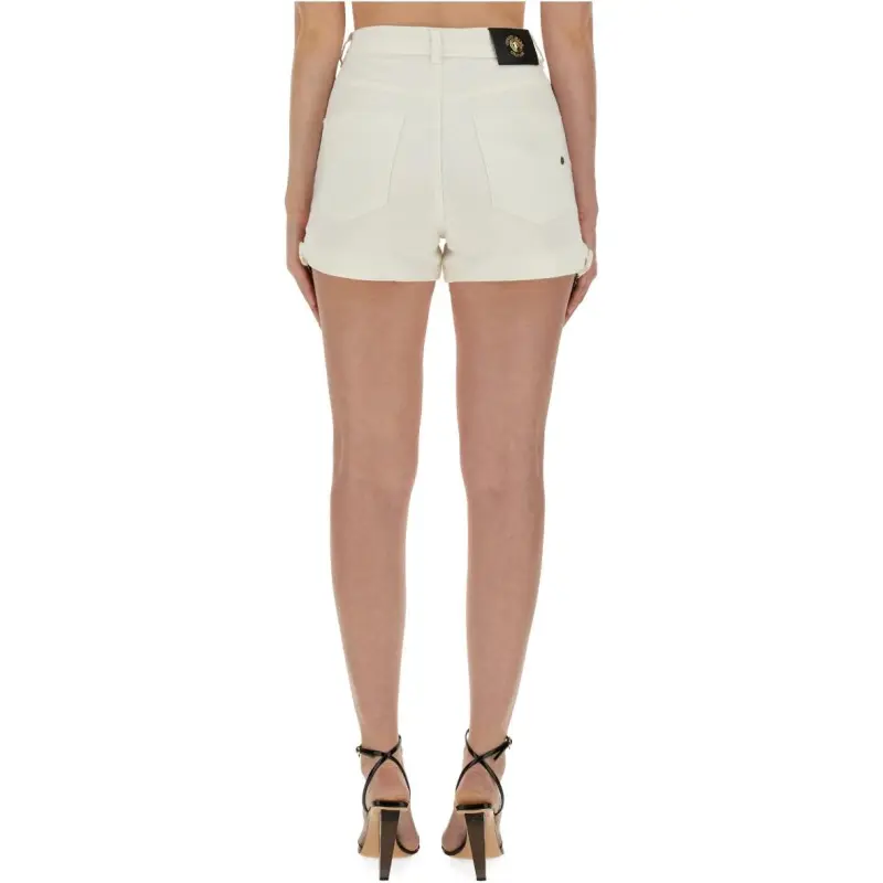 VERSACE JEANS COUTURE Buckle Detailed Shorts-3