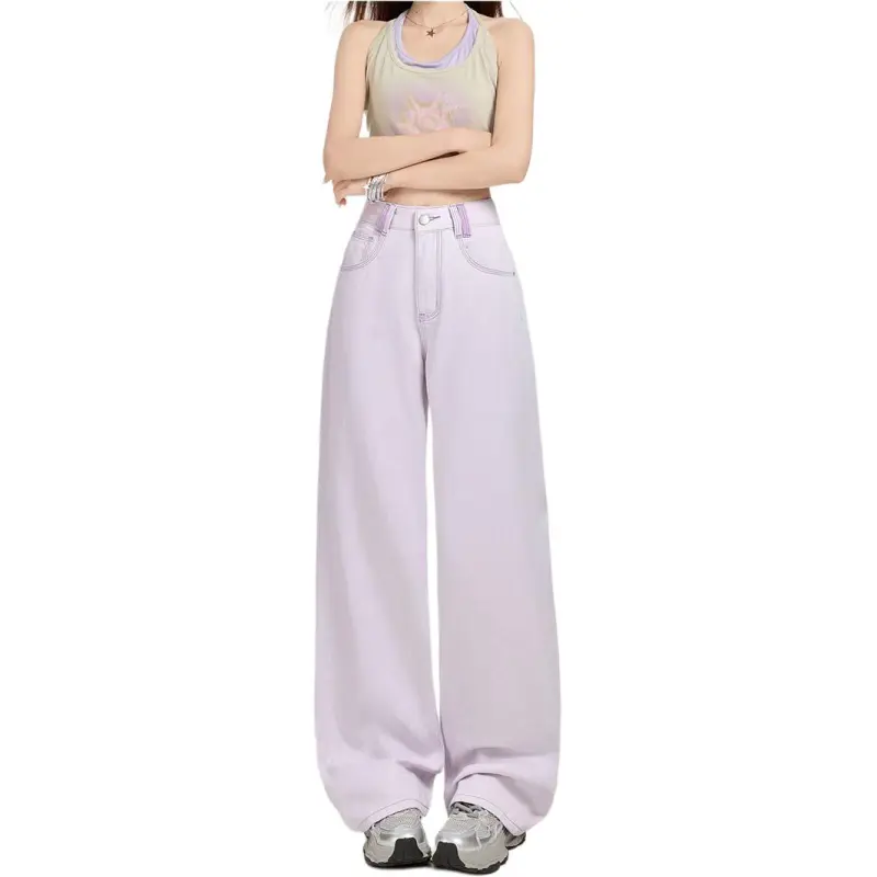 Concubine Zhu Jeans Women's Smoky Purple-3