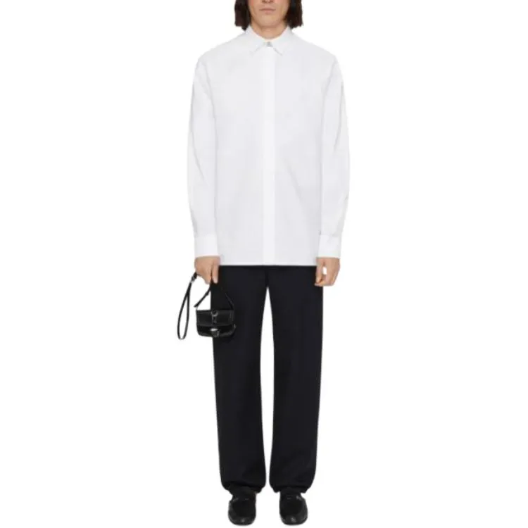 Givenchy 2G Clip Collared Long Sleeved Shirt-1