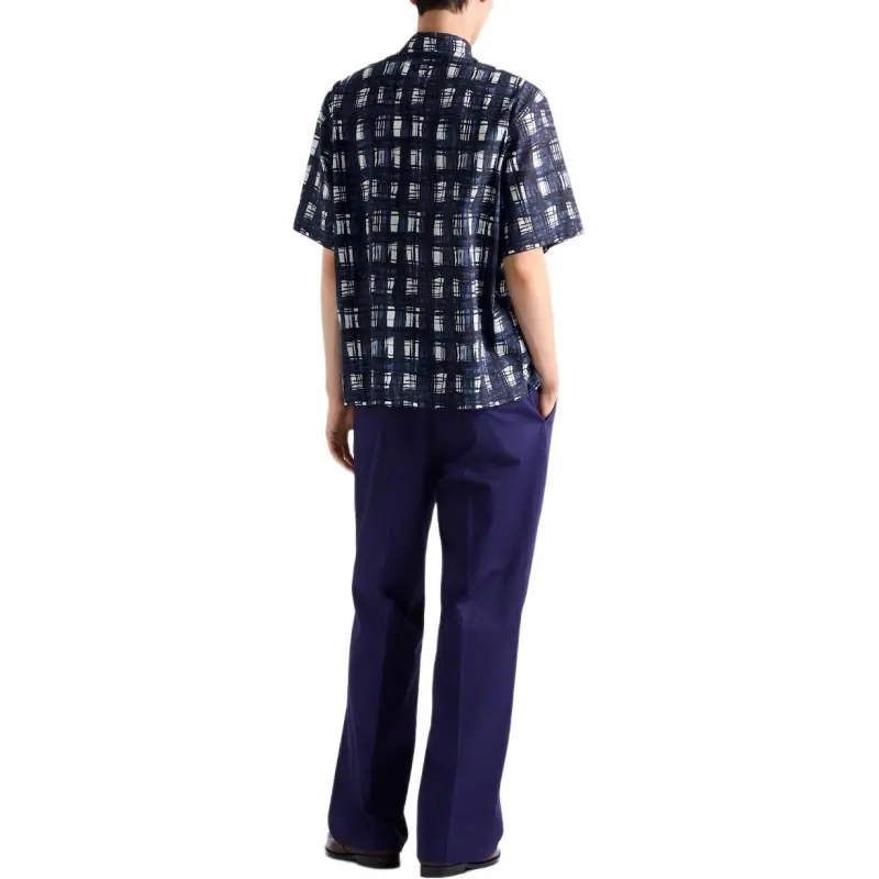 PRADA Pattern Printed Short Sleeved Shirt-2