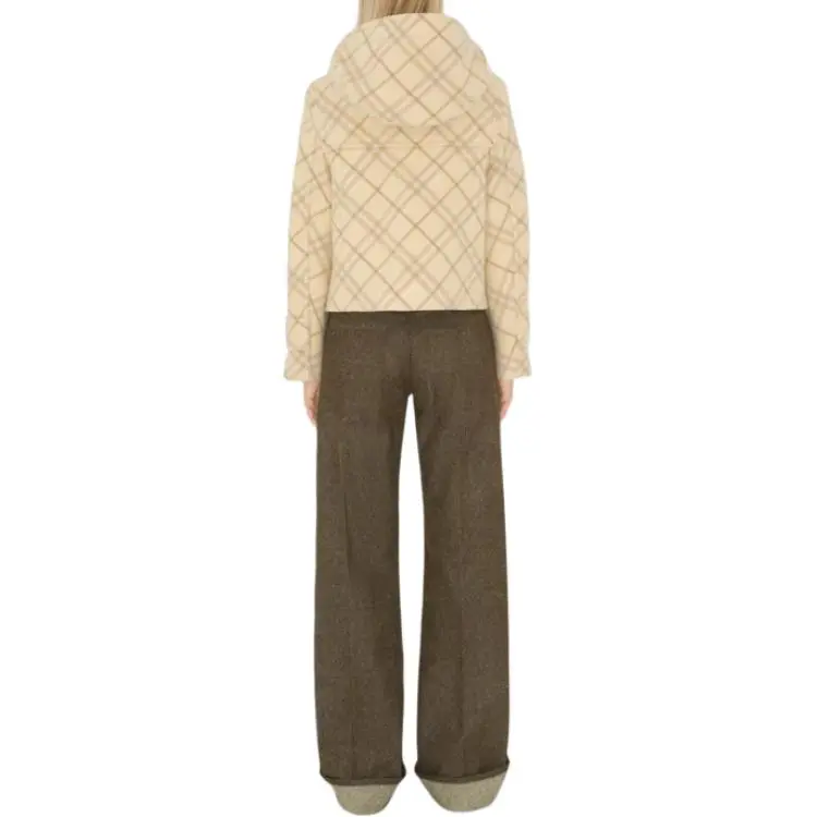 Burberry Checked Hooded Jacket-3
