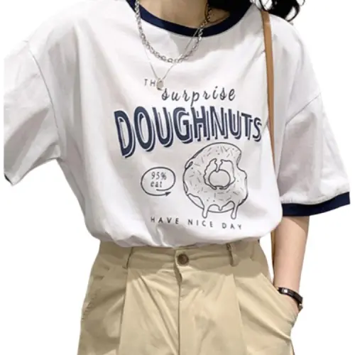 Tonlion Regular T-Shirt Women's Bleach