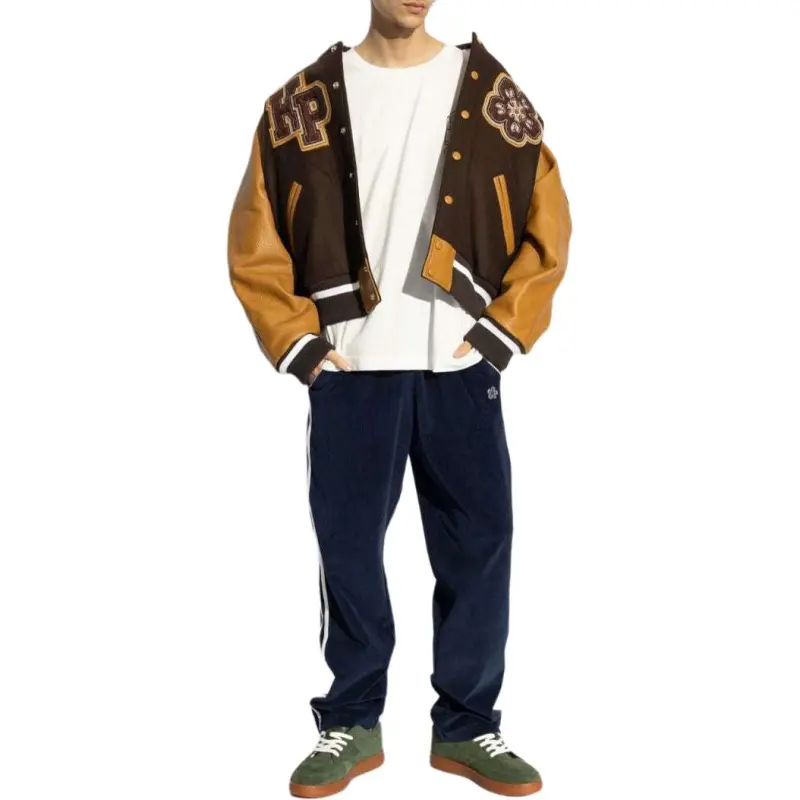 KENZO Logo Patch Varsity Jacket-3