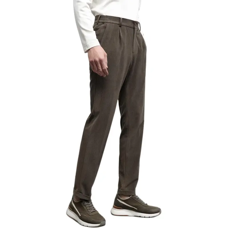 SAINT ANGELO Suit Trouser Men's Gray Coffee-4