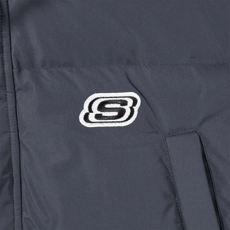 Skechers Colorful Down Jacket Men's Odyssey Gray-4