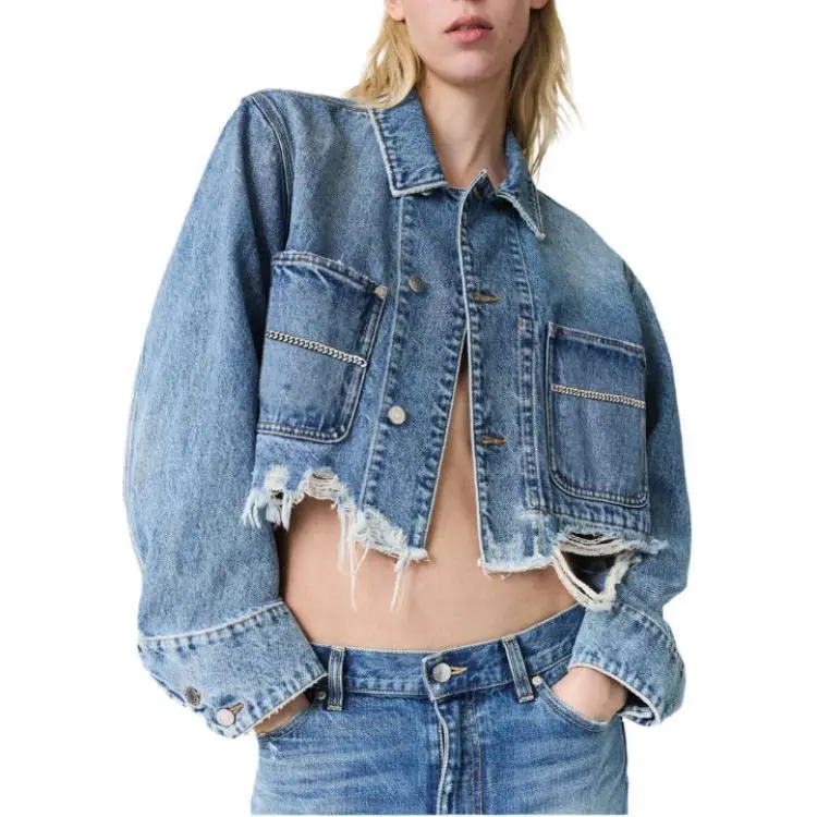 Stella McCartney Falabella Pocket Denim Jacket-2