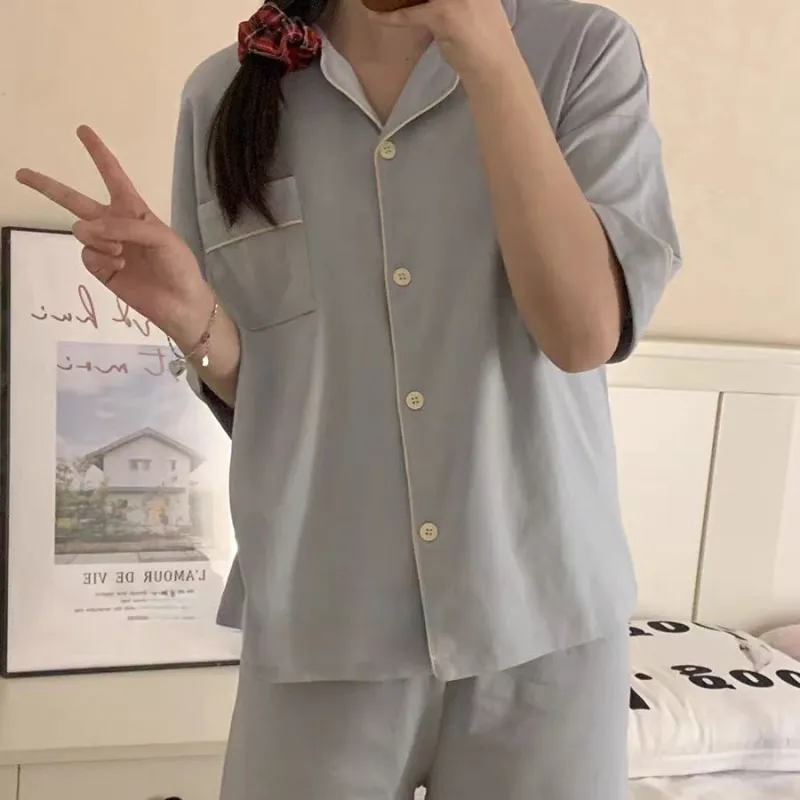 WANANNI Pajama Set Women's Sky Blue-5