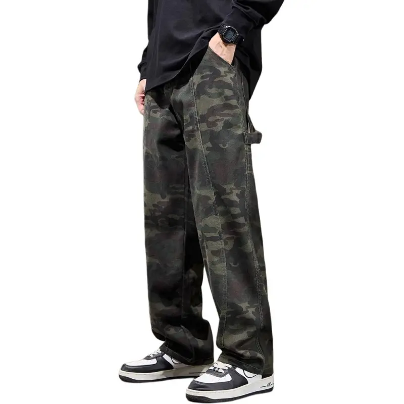 KVIV Jeans Unisex Camouflage [Editor's Recommendation]-1
