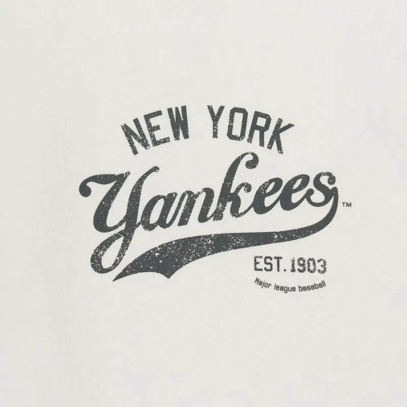 MLB Varsity New York Yankees Jackets Coats Unisex Cream-2